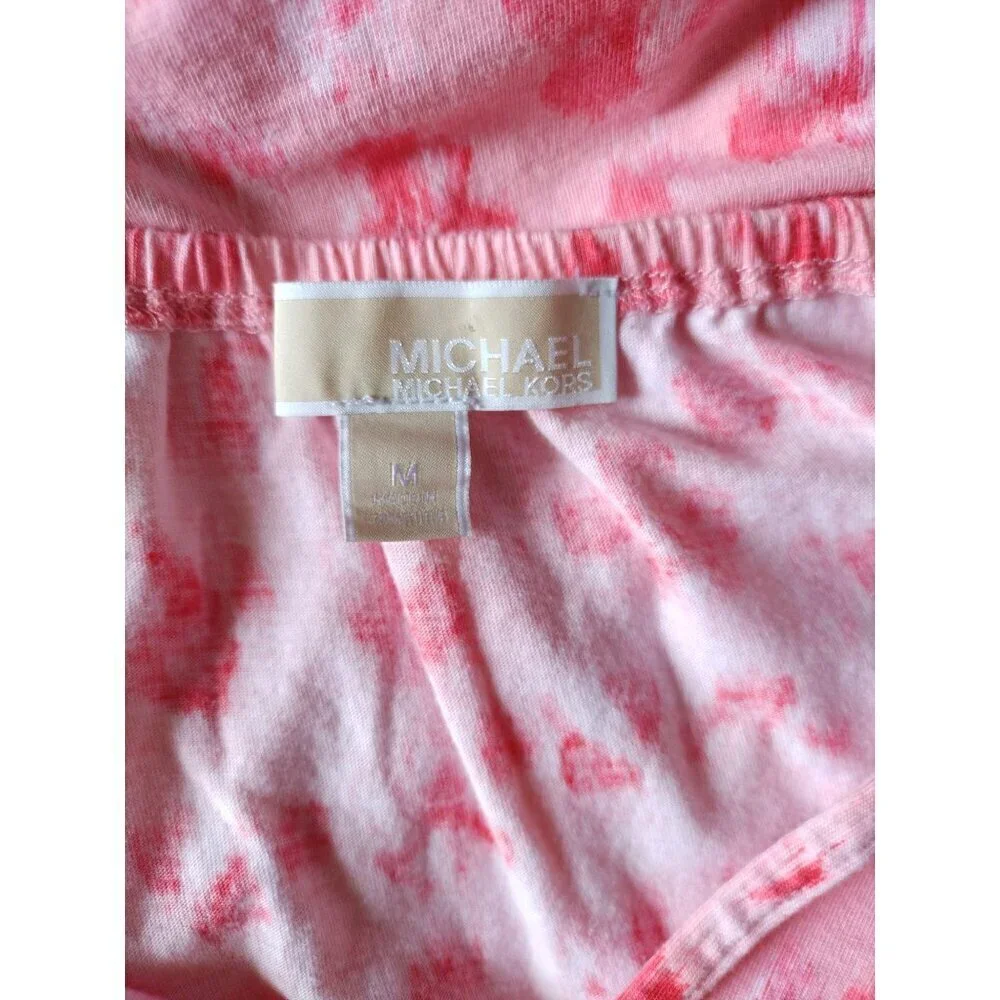 MICHAEL KORS, Sleeveless blouse, pink, cotton and modal, for Women, size M